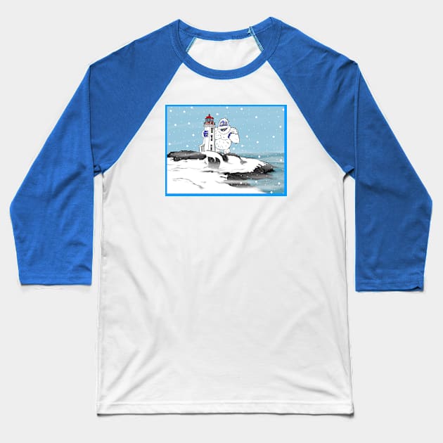 Trouble at Peggy's cove Baseball T-Shirt by Undeadredneck